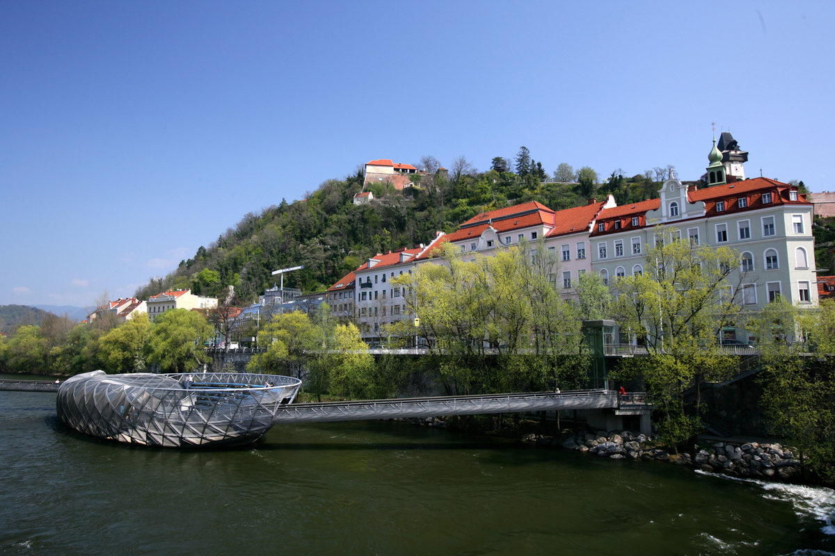 Murinsel (c) Graz Tourismus - Harry Schiffer